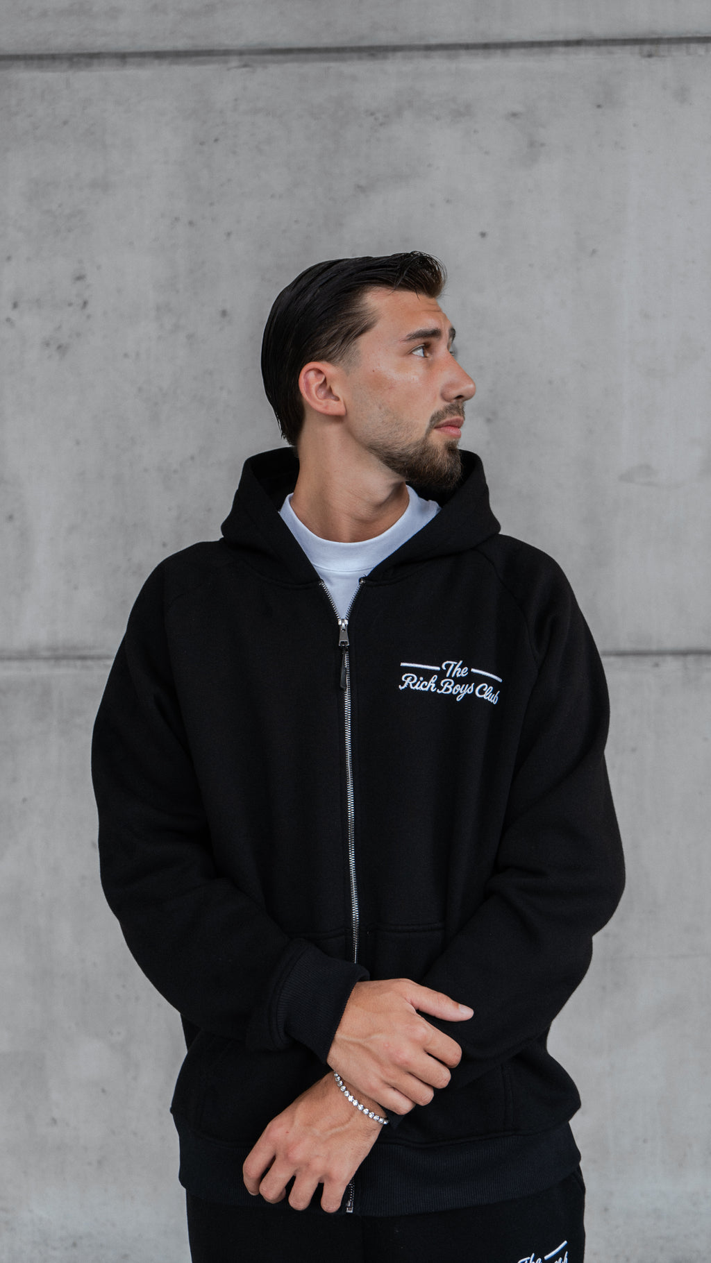 THE RICH BOYS CLUB ZIPPER HOODIE