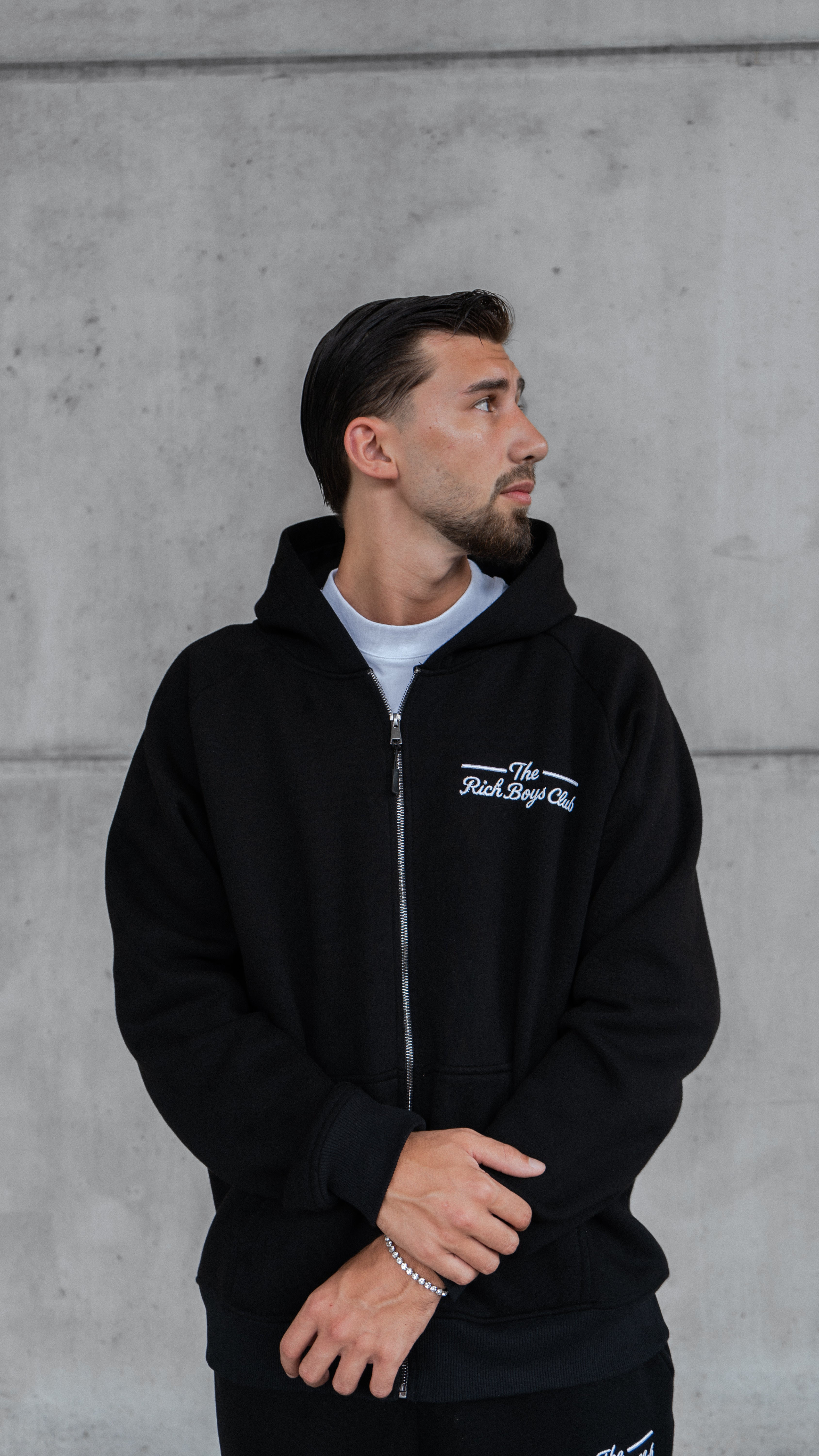 THE RICH BOYS CLUB ZIPPER HOODIE